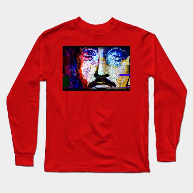 Mustache Miracle Man Long Sleeve T-Shirt by L'Appel du Vide Designs by Danielle Canonico